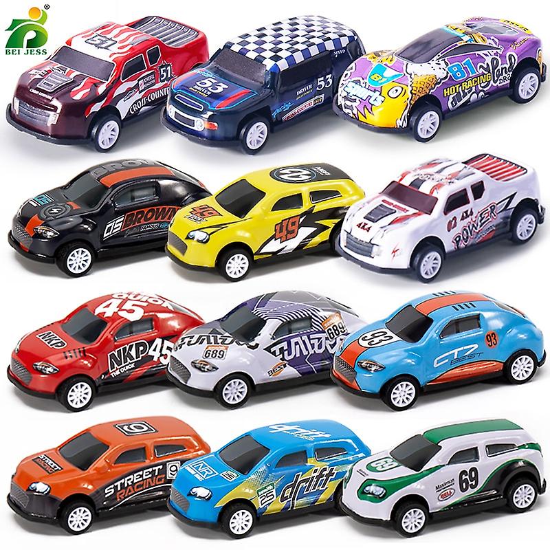 Venta Internacional - Juego De Coches De Aleación De Juguete, 8 Piezas, Para Niños De Más De 3 Años, 7,5 Cm