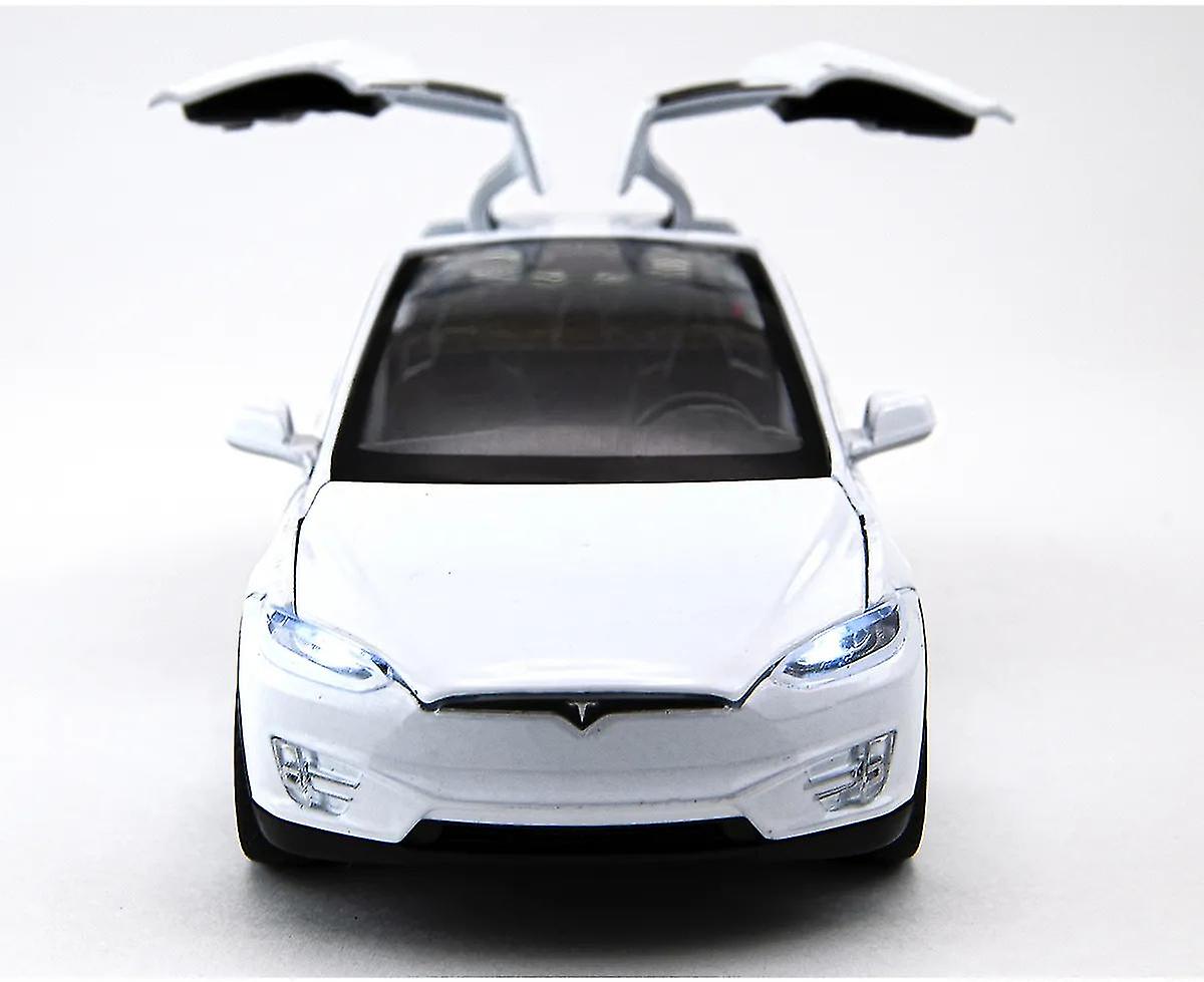 Foto 2 pulgar | Venta Internacional - Coche De Juguete Tesla Model X Suv De Aleación A Escala 1:32 Con Música Y Luces