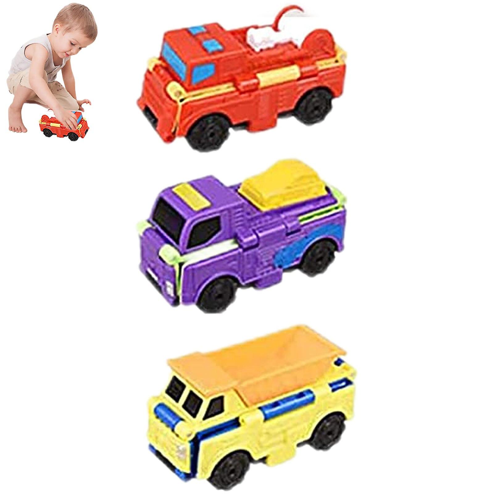 Foto 2 pulgar | Venta Internacional - Set De Coche De Juguete Creative Transforming Model Con Retroceso Para Niños