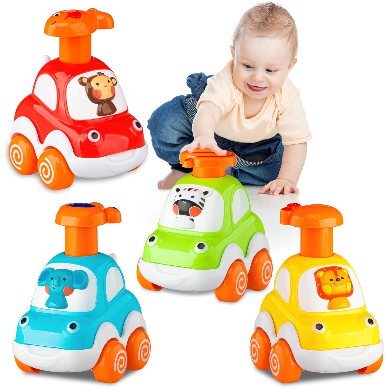 Venta Internacional - Carros de Juguete Wdebay Animales Multicolor 4 Piezas $712
