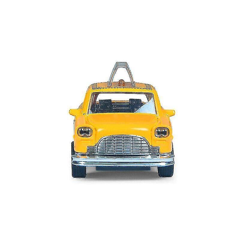 Foto 4 | Venta Internacional - Vehículo De Taxi Amarillo De Simulación De Coche De Juguete A Escala 1:36