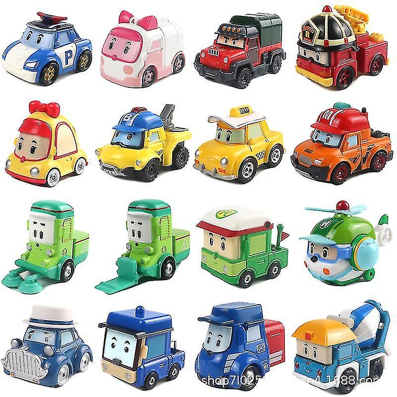 Foto 3 pulgar | Venta Internacional - Set De Juguetes Para Coche De Policía, Camión De Bomberos, Grúa, Avión, Mezclador, Bulldozer