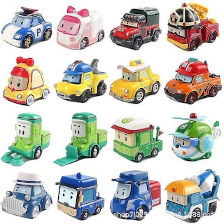 Foto 2 | Venta Internacional - Set De Juguetes Para Coche De Policía, Camión De Bomberos, Grúa, Avión, Mezclador, Bulldozer