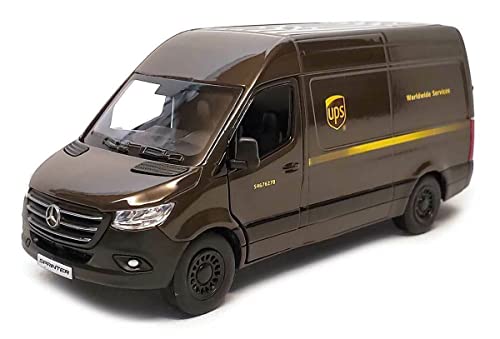 Foto 1 | Venta Internacional - Modelo De Coche Fundido A Presión Kinsmart Mercedes-benz Sprinter Ups 1:48