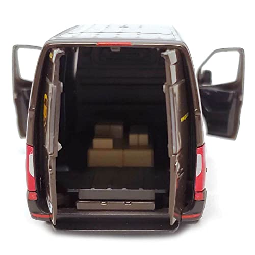 Foto 5 pulgar | Venta Internacional - Modelo De Coche Fundido A Presión Kinsmart Mercedes-benz Sprinter Ups 1:48