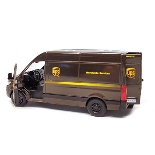 Foto 6 pulgar | Venta Internacional - Modelo De Coche Fundido A Presión Kinsmart Mercedes-benz Sprinter Ups 1:48