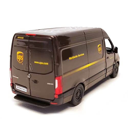 Foto 7 pulgar | Venta Internacional - Modelo De Coche Fundido A Presión Kinsmart Mercedes-benz Sprinter Ups 1:48