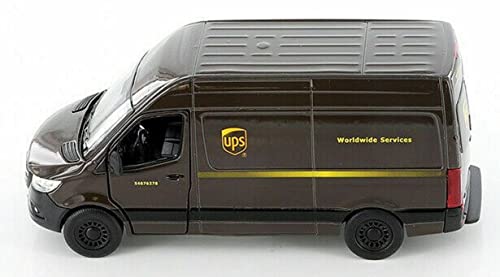 Foto 8 pulgar | Venta Internacional - Modelo De Coche Fundido A Presión Kinsmart Mercedes-benz Sprinter Ups 1:48