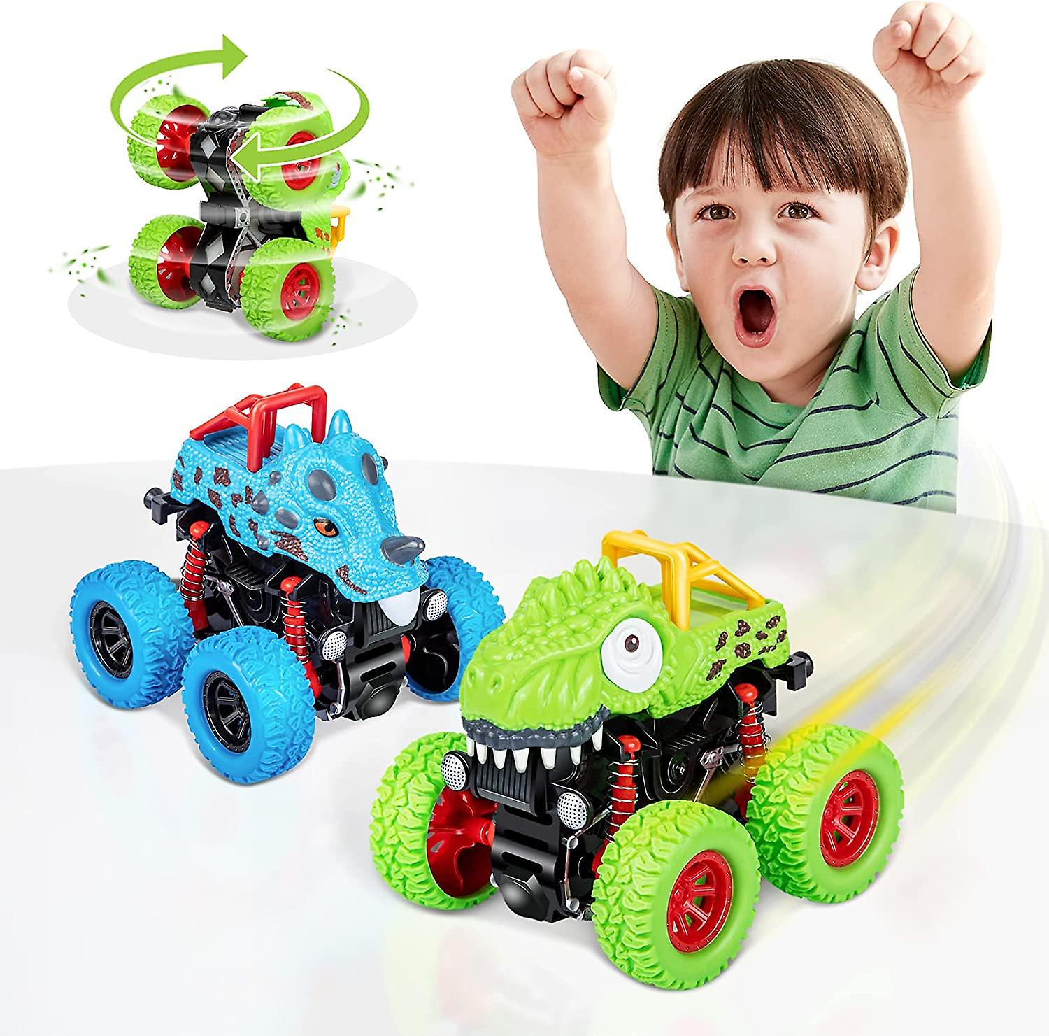 Foto 2 pulgar | Venta Internacional - Set Truck Playset Godinosaur Push And Go Dinosaur, Paquete De 2