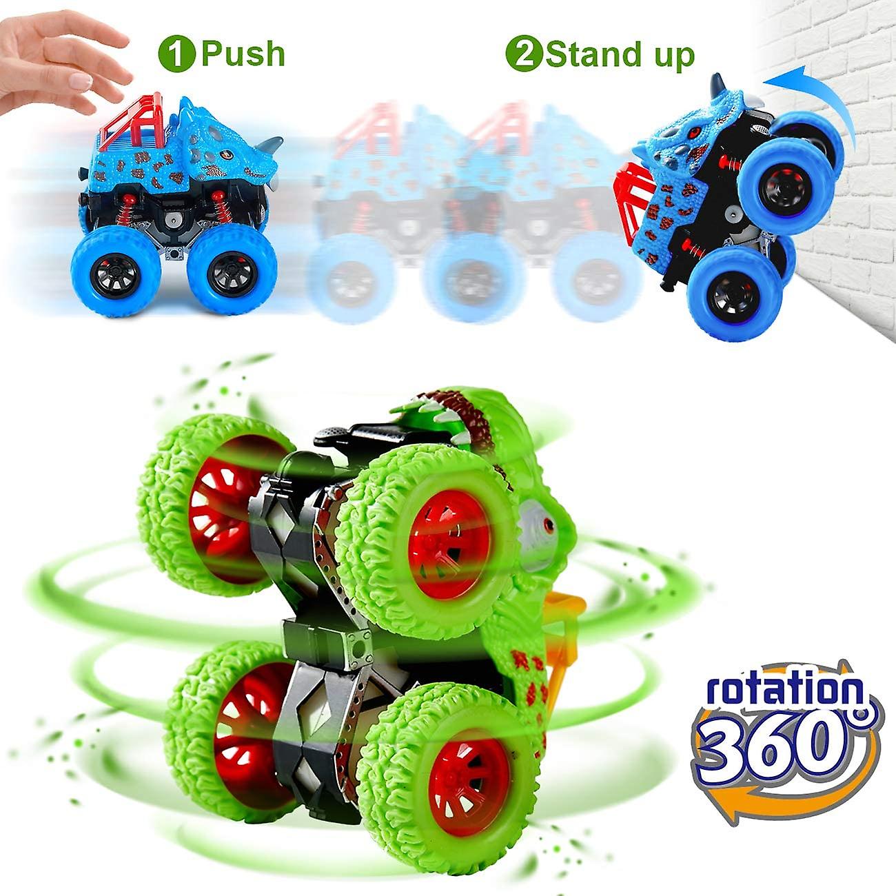 Foto 6 pulgar | Venta Internacional - Set Truck Playset Godinosaur Push And Go Dinosaur, Paquete De 2