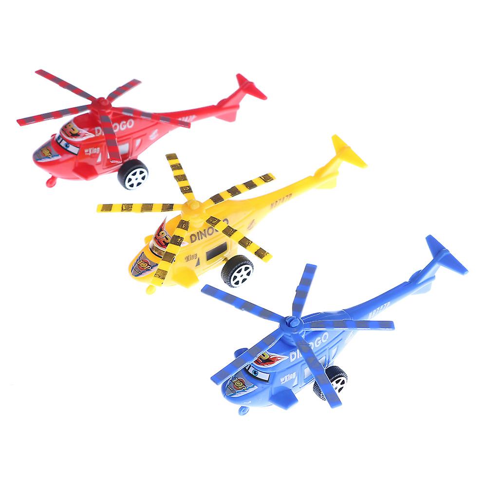 Foto 4 pulgar | Venta Internacional - Modelo De Helicóptero De Juguete Para Niños Con Línea De Tracción