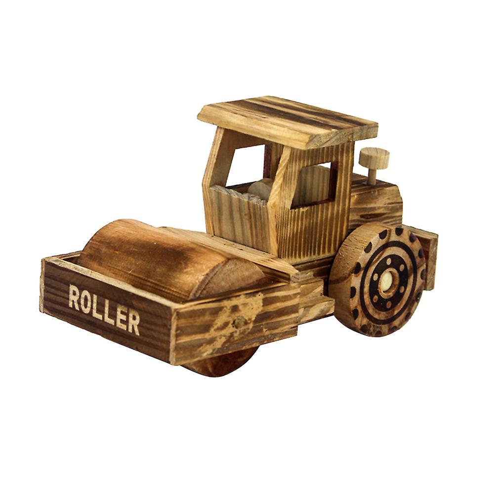 Venta Internacional - Camión De Ingeniería Simulado De Juguete De Madera Road Roller