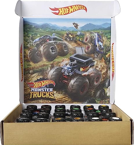 Foto 6 pulgar | Venta Internacional - Juego De 12 Camiones Monster Trucks De Toy Hot Wheels A Escala 1:64