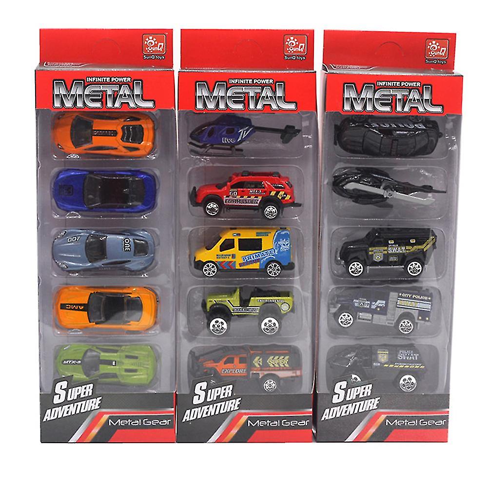 Foto 5 pulgar | Venta Internacional - Coche De Juguete Farfi Diecast Alloy Engineering Racing 1:64 5 Unidades