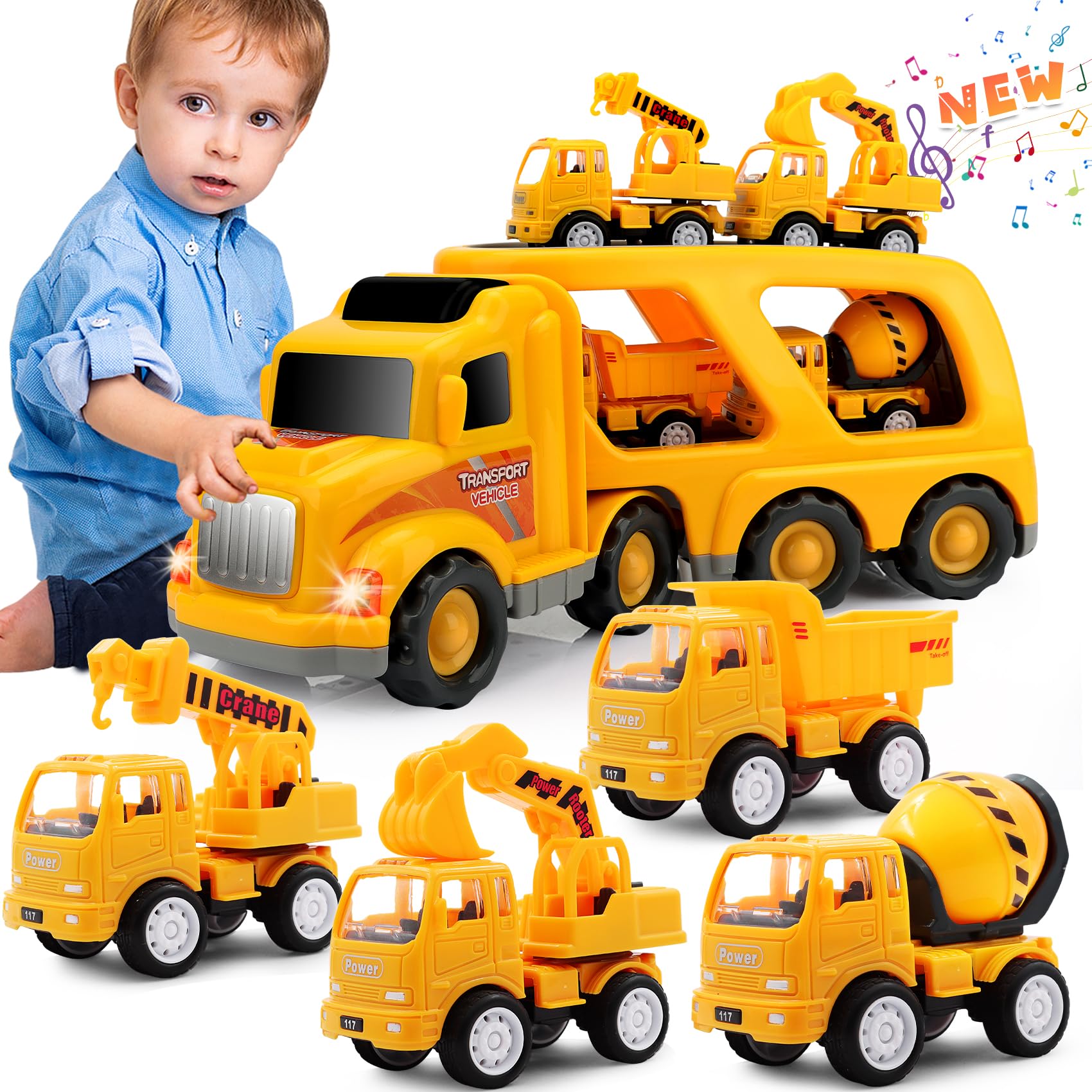 Foto 2 pulgar | Venta Internacional - Construction Toys Car Nicmore 5 En 1 Para Niños De 2 A 6 Años