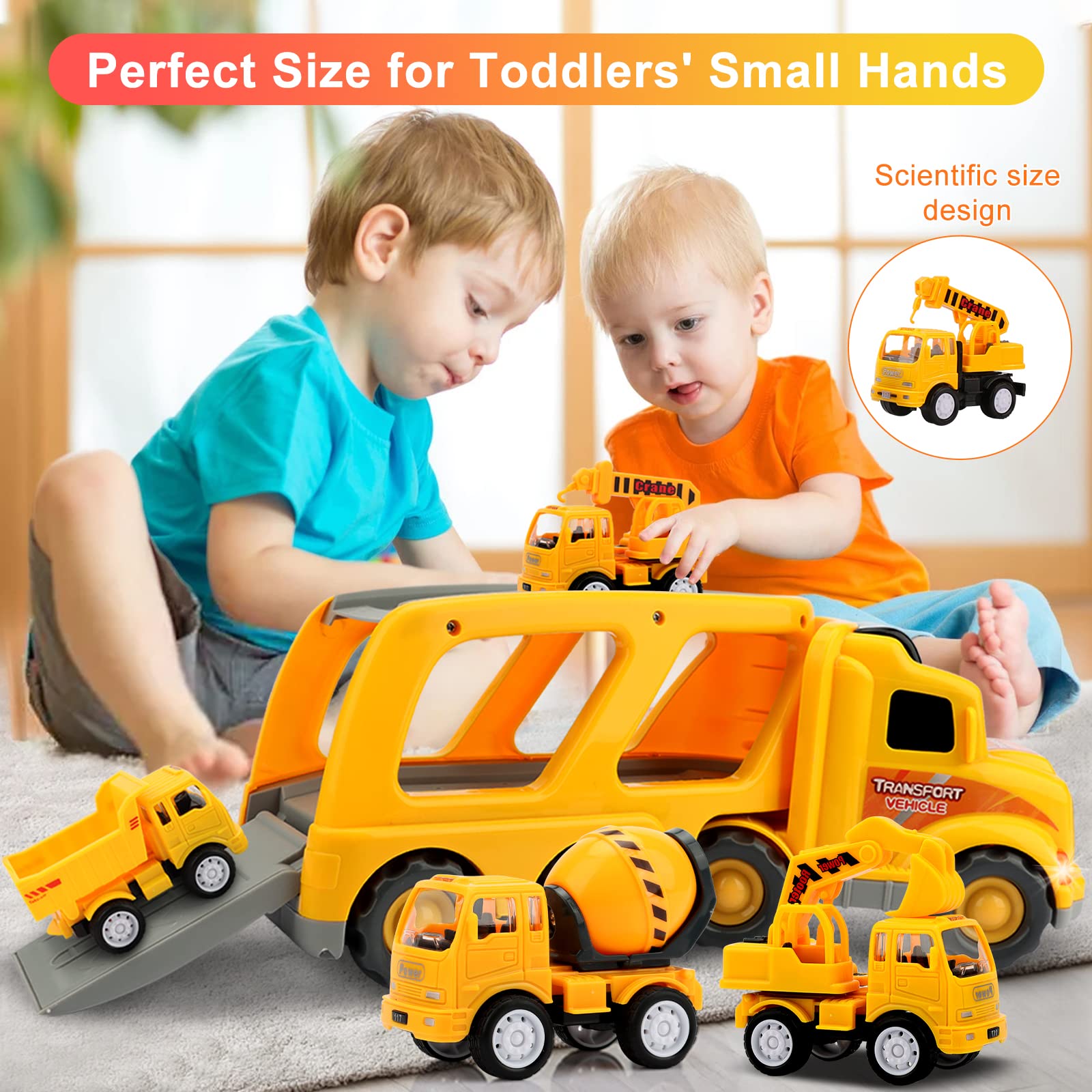 Foto 4 pulgar | Venta Internacional - Construction Toys Car Nicmore 5 En 1 Para Niños De 2 A 6 Años