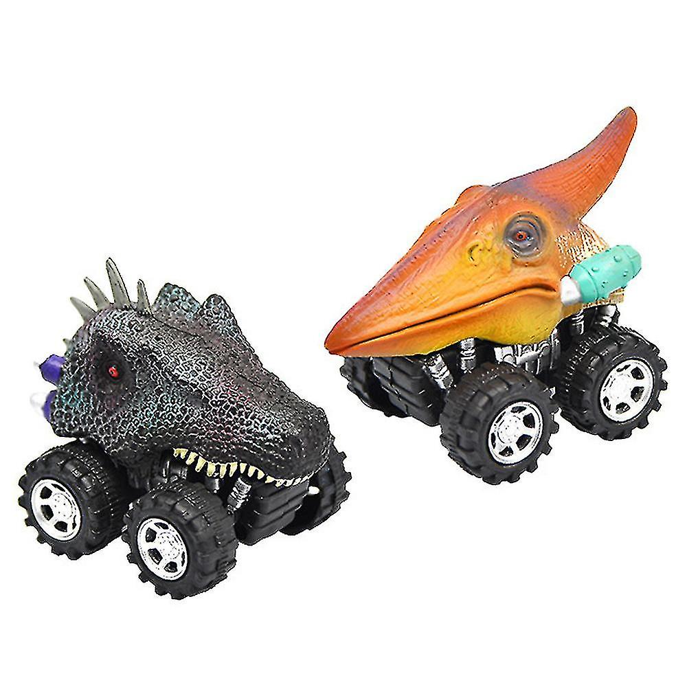 Foto 4 pulgar | Venta Internacional - Coche Retráctil Con Diseño De Dinosaurio De Juguete, Paquete De 6 Unidades