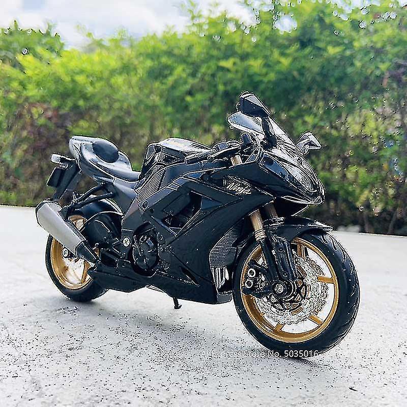 Foto 2 | Venta Internacional - Modelo De Fundición A Presión Kawasaki Zx 10r A Escala 1:12 Coleccionable