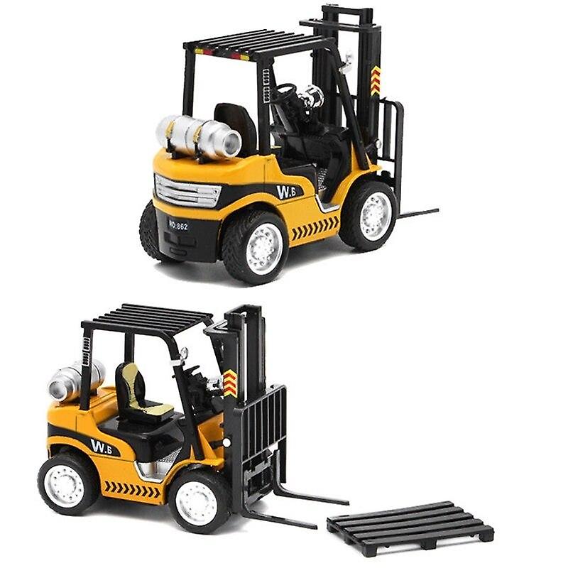 Foto 4 pulgar | Venta Internacional - Carretilla Elevadora De Carretilla Elevadora De Ingeniería Modelo 1:24