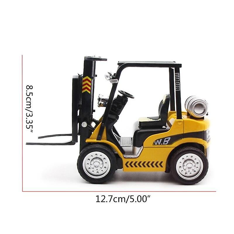 Foto 5 pulgar | Venta Internacional - Carretilla Elevadora De Carretilla Elevadora De Ingeniería Modelo 1:24