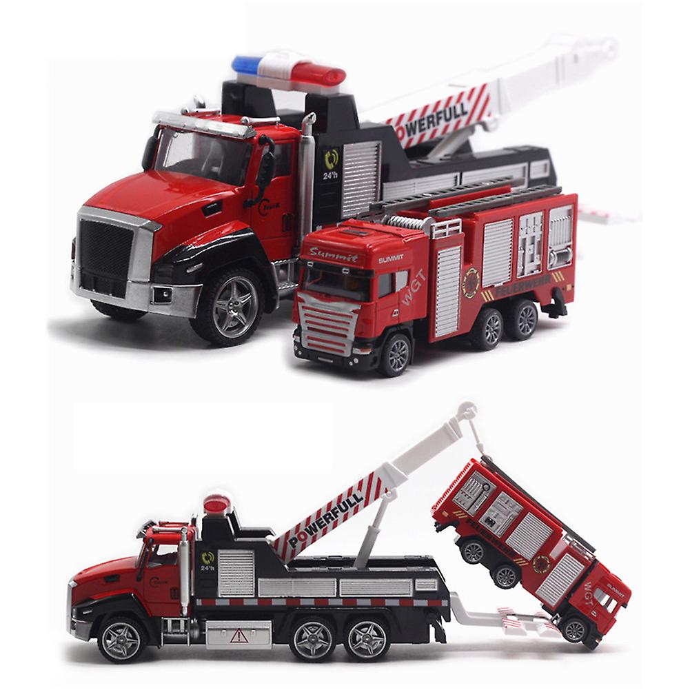 Foto 6 pulgar | Venta Internacional - Camión De Juguete Farfi Diecast, Vehículo De Rescate Fire Con Música Y Luz