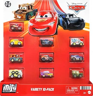 Foto 6 | Venta Internacional - Set De Juguetes Disney Cars Toys Mini Racers Para 10 Coches Con Cuerpo De Metal