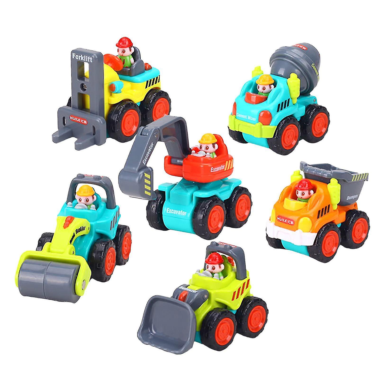 Foto 2 pulgar | Venta Internacional - Juego De Juguetes Para Vehículos De Construcción, 6 Piezas, Para Niños