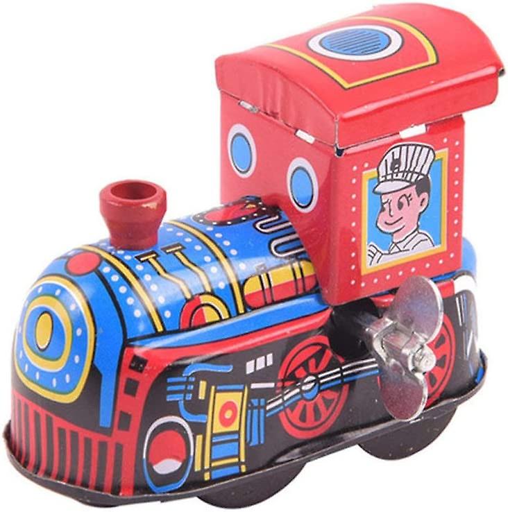 Foto 2 pulgar | Venta Internacional - Tin Train Toy, De Estilo Vintage, De Estilo Vintage, Con Mecanismo De Relojería
