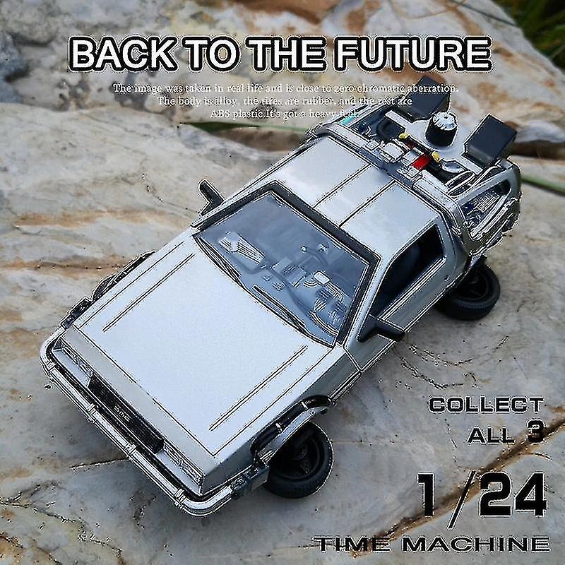 Foto 2 | Venta Internacional - Vehículo Retráctil De Aleación Diecast Car 1:24 Back To The Future