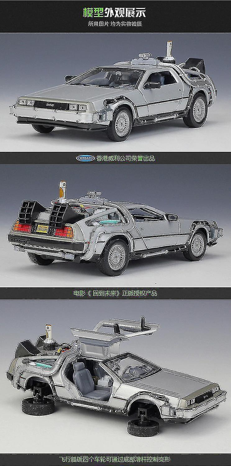 Foto 5 | Venta Internacional - Vehículo Retráctil De Aleación Diecast Car 1:24 Back To The Future