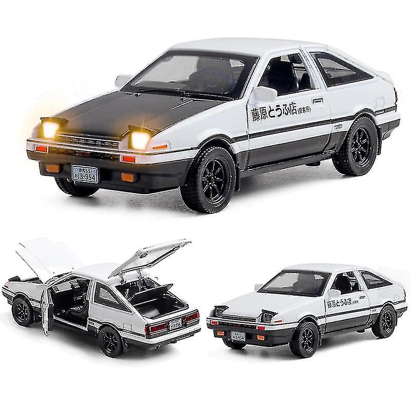Foto 3 pulgar | Venta Internacional - Coche Coleccionable Toyota Ae86 1:32 De Aleación Fundida A Presión Con Retroceso