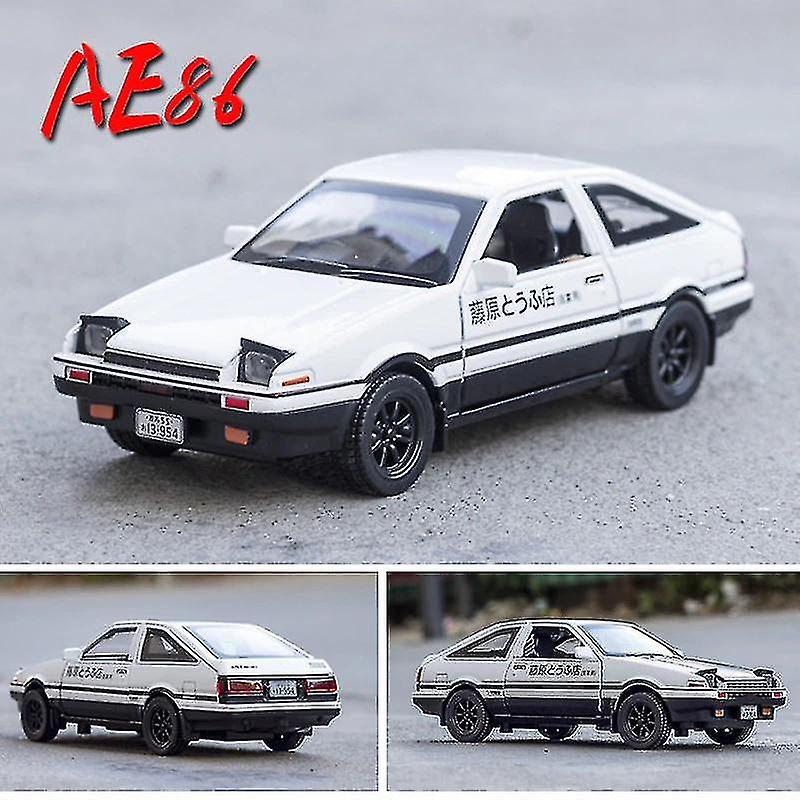 Foto 4 pulgar | Venta Internacional - Coche Coleccionable Toyota Ae86 1:32 De Aleación Fundida A Presión Con Retroceso
