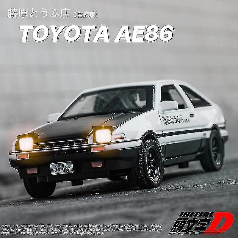 Foto 4 | Venta Internacional - Coche Coleccionable Toyota Ae86 1:32 De Aleación Fundida A Presión Con Retroceso
