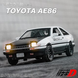 Foto 4 | Venta Internacional - Coche Coleccionable Toyota Ae86 1:32 De Aleación Fundida A Presión Con Retroceso