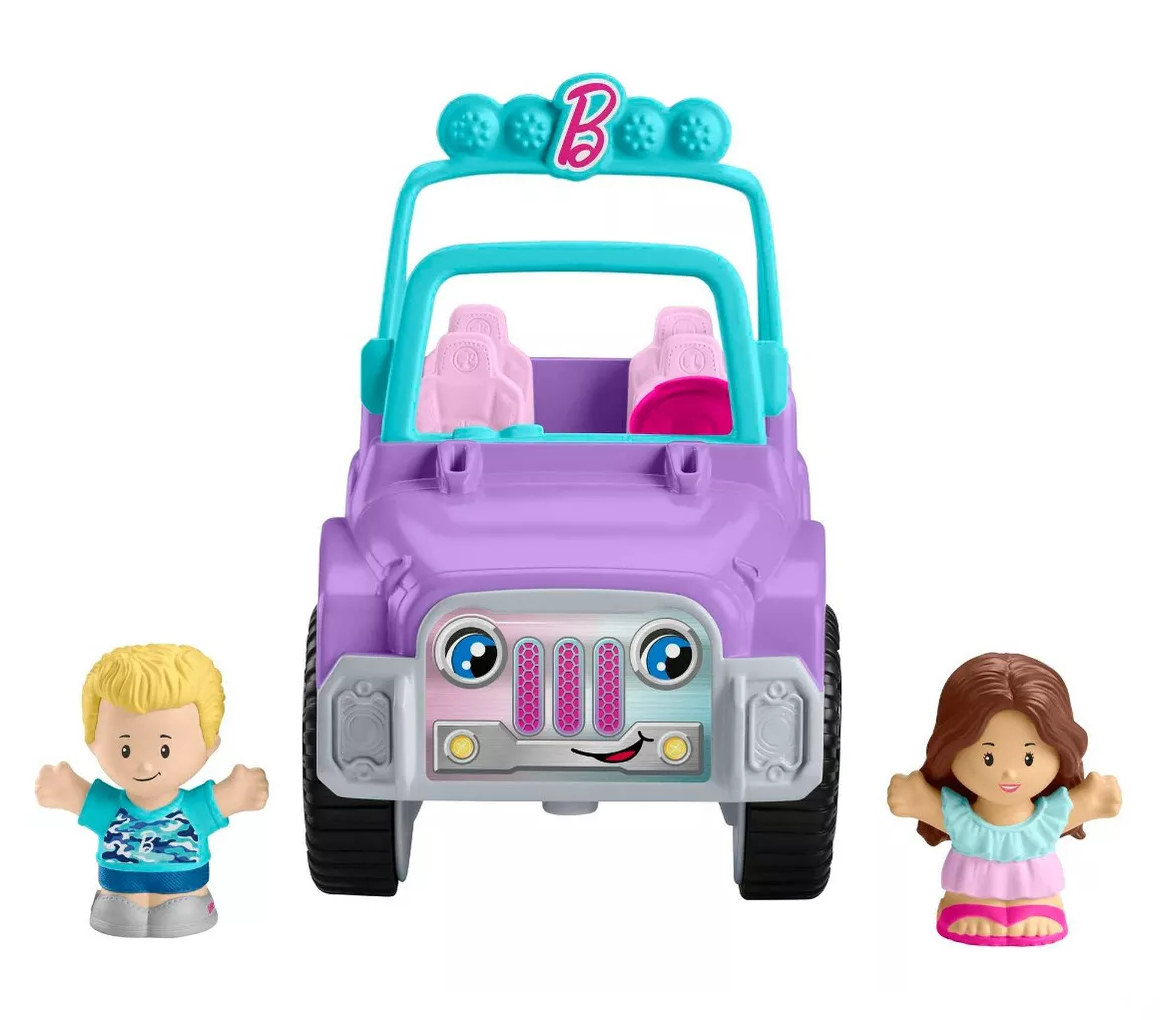 Foto 3 pulgar | Jeep De Barbie Fisher-price Lp Set De Juego Tu Primer, Morado