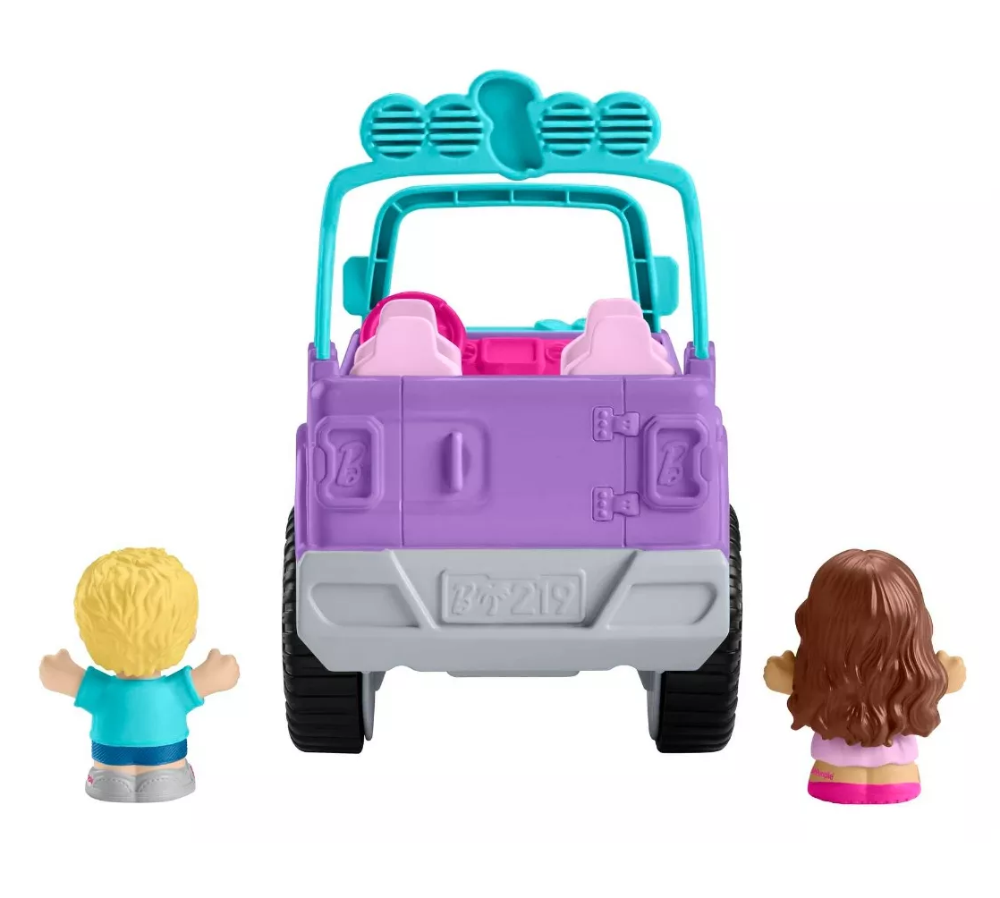 Foto 3 | Jeep De Barbie Fisher-price Lp Set De Juego Tu Primer, Morado