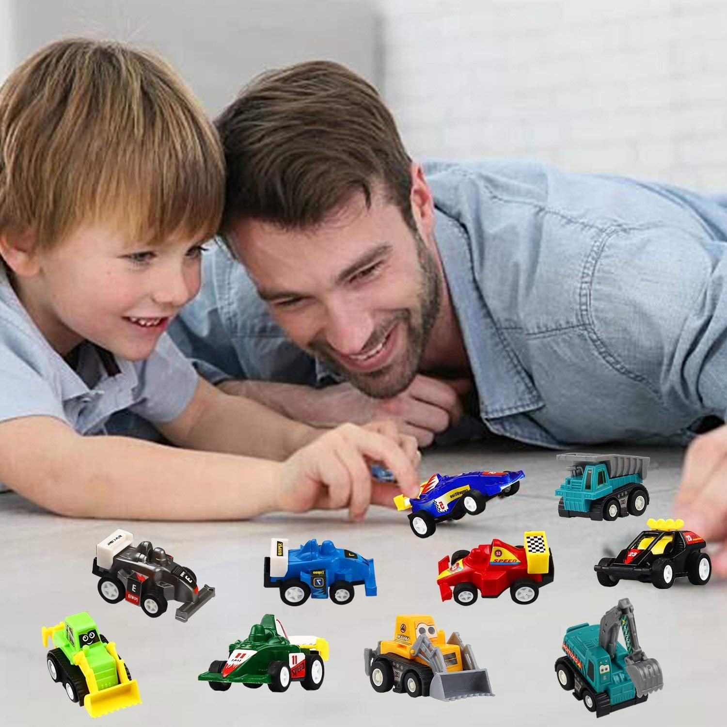 Foto 4 pulgar | Set De Juguetes Funcorn Toys Pull Back Car, 20 Unidades, Para Niños De Más De 3 Años - Venta Internacional.