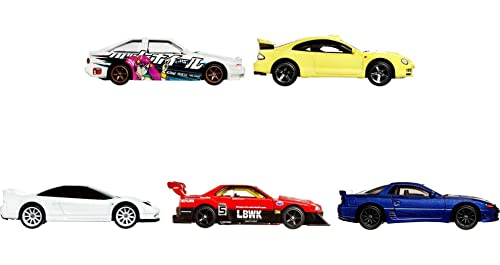 Foto 4 pulgar | Pack De 5 Coches Toy Hot Wheels Mountain Drifters - Venta Internacional.