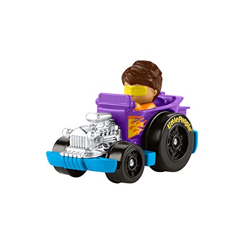 Foto 3 pulgar | Coche De Juguete Fisher-price Little People Wheelies Hot Rod Gmj23 - Venta Internacional.
