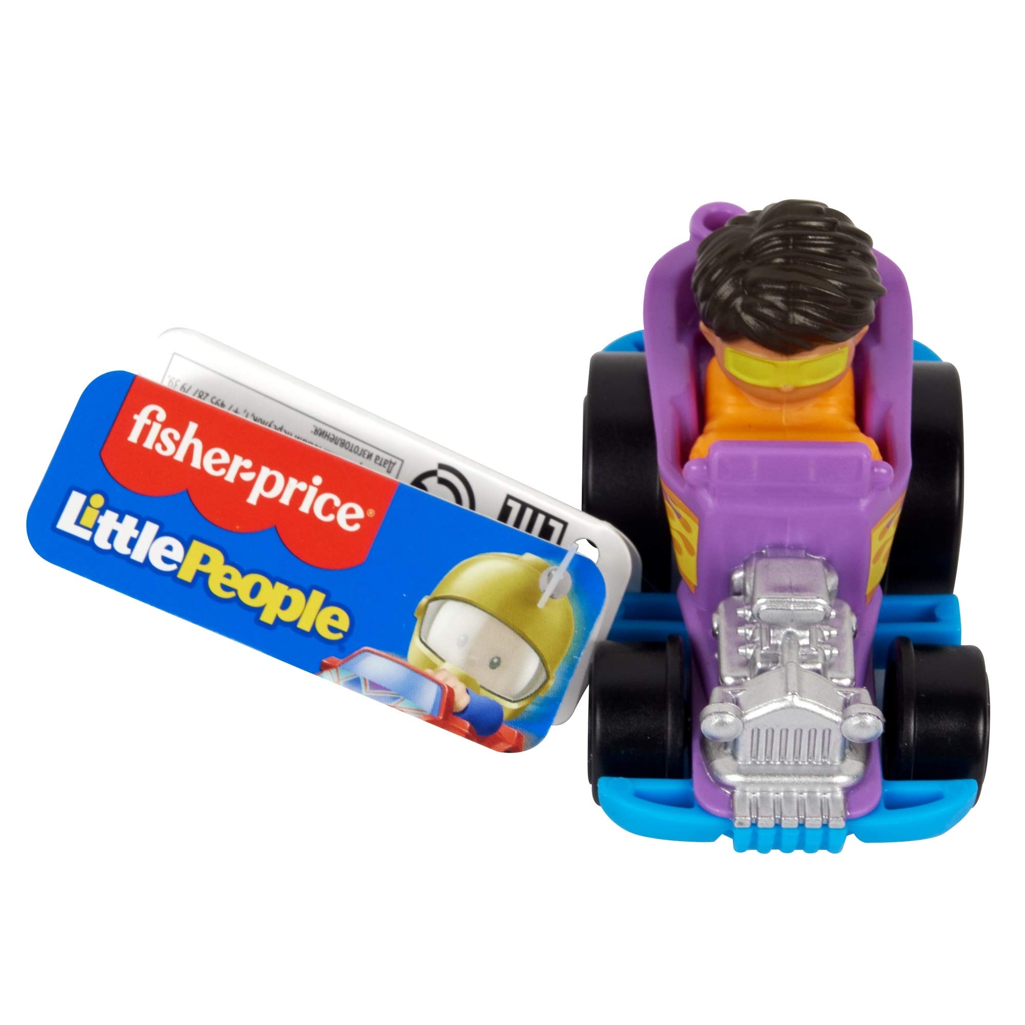 Foto 4 pulgar | Coche De Juguete Fisher-price Little People Wheelies Hot Rod Gmj23 - Venta Internacional.