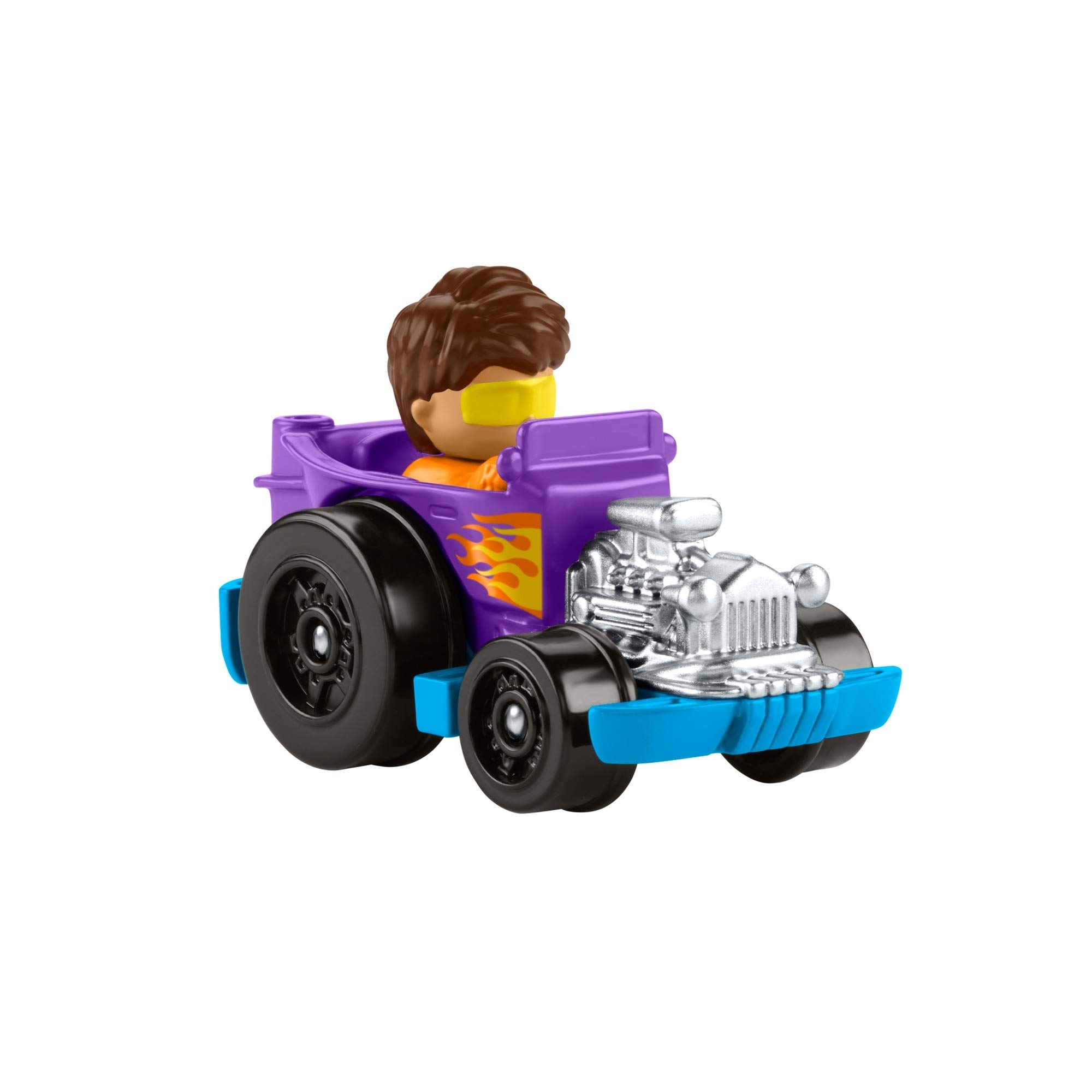 Foto 6 pulgar | Coche De Juguete Fisher-price Little People Wheelies Hot Rod Gmj23 - Venta Internacional.