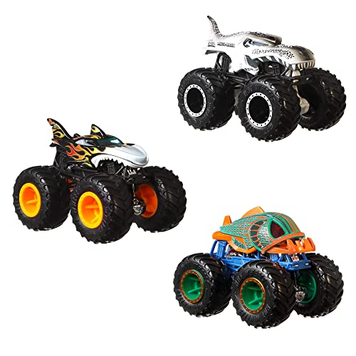 Foto 2 pulgar | Hot Wheels Monster Trucks Creature, Paquete De 3 Unidades De - Venta Internacional.