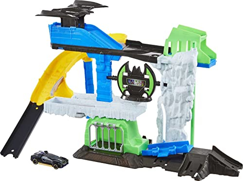 Foto 2 pulgar | Set De Juego Hot Wheels Dc Batcave Con Coche Con El Personaj - Venta Internacional.