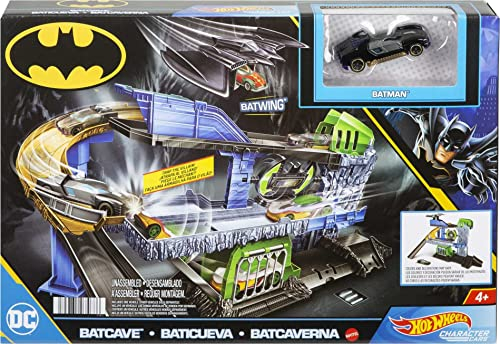 Foto 7 pulgar | Set De Juego Hot Wheels Dc Batcave Con Coche Con El Personaj - Venta Internacional.