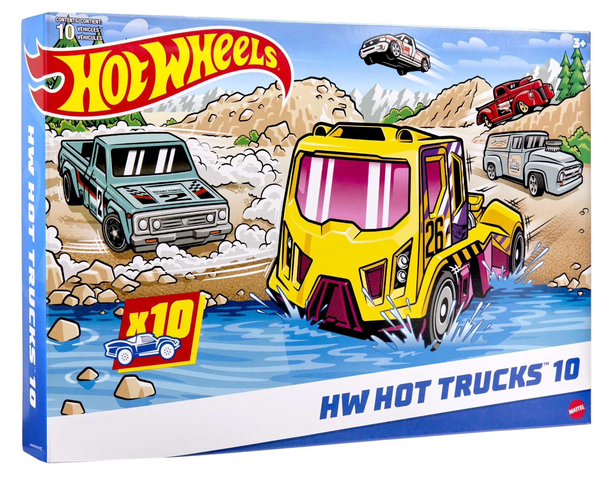 Foto 7 pulgar | Hot Wheels De Toy Cars, Paquete De 10 Unidades, Escala 1:64 Con Coche De Rally Hw Tl5 - Venta Internacional.