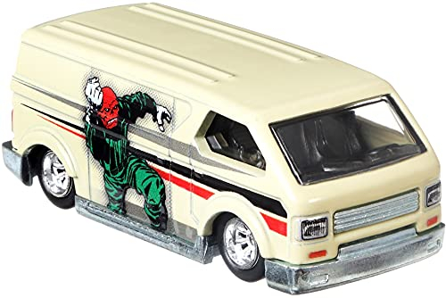 Foto 2 pulgar | Vehículo De Juguete Hot Wheels Captain America Mbk Van A Escala 1:64 - Venta Internacional.