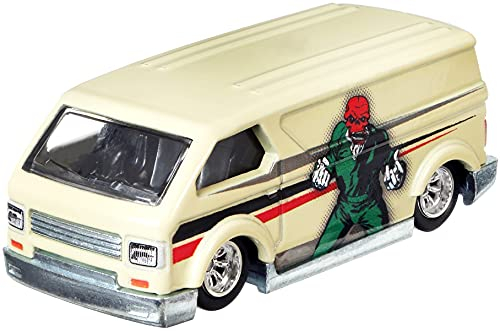 Foto 3 pulgar | Vehículo De Juguete Hot Wheels Captain America Mbk Van A Escala 1:64 - Venta Internacional.