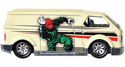 Foto 4 pulgar | Vehículo De Juguete Hot Wheels Captain America Mbk Van A Escala 1:64 - Venta Internacional.