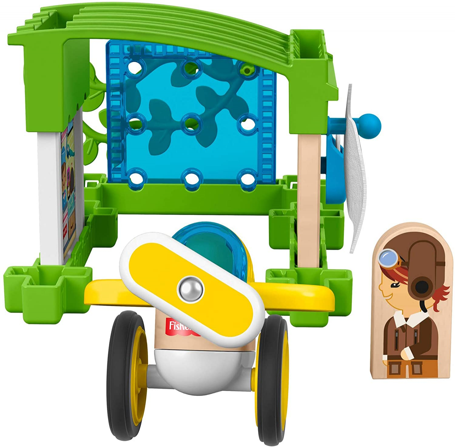 Foto 3 pulgar | Set De Construcción Fisher-price Wonder Makers Airport Hanger - Venta Internacional.