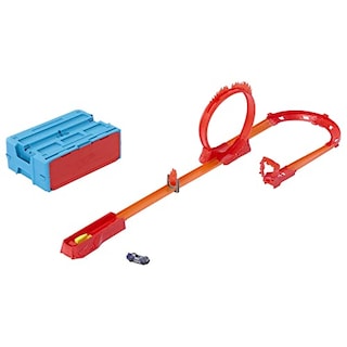 Foto 1 | Set De Juego Flame Stunt De Hot Wheels Track Builder Con 16 Unidades - Venta Internacional.